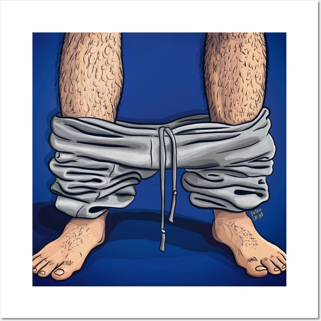 Pants down Wall Art by JasonLloyd